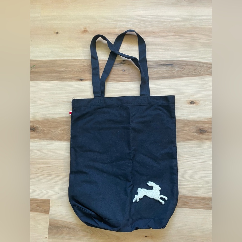 Tracksmith canvas navy tote excellent